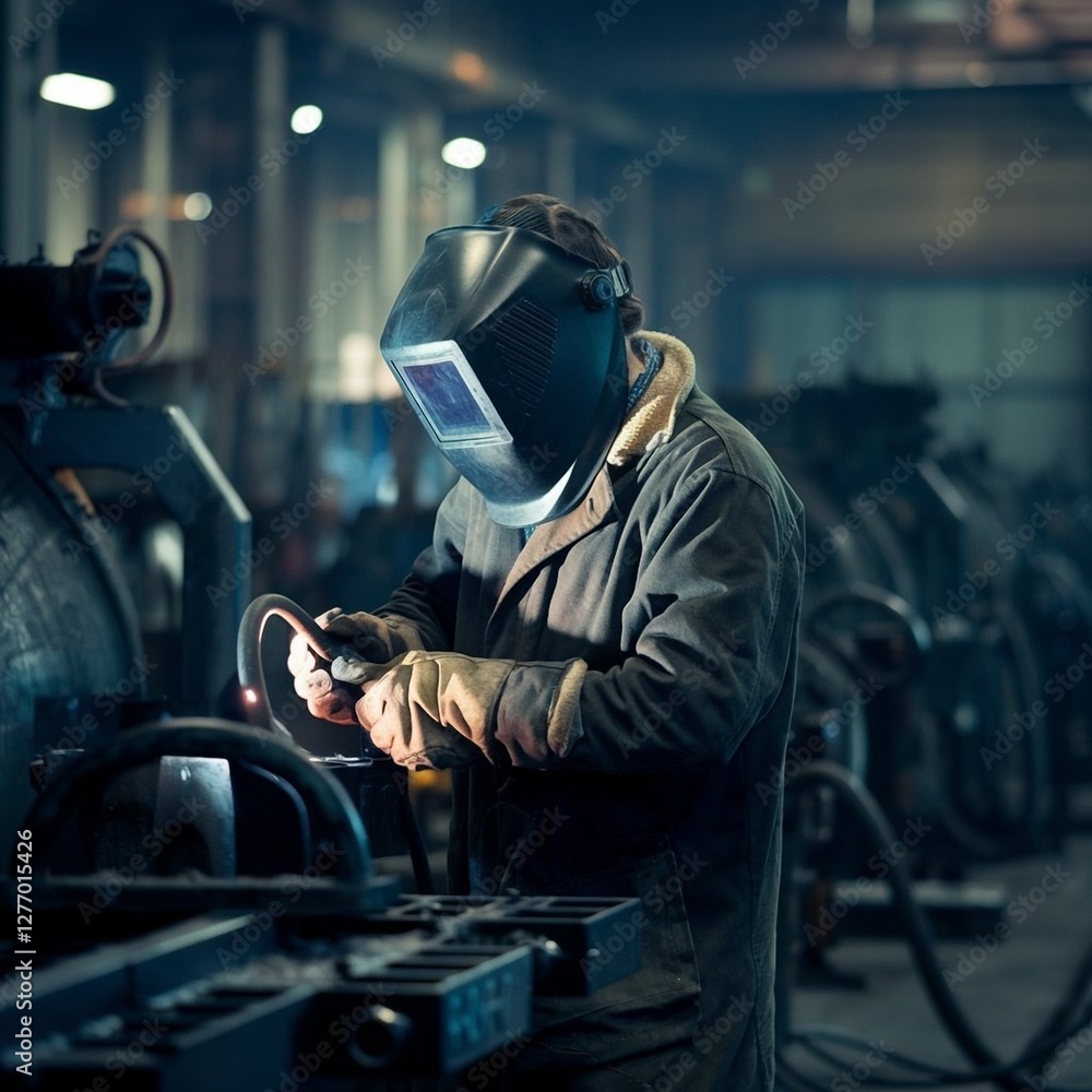 welder at work welder at work
