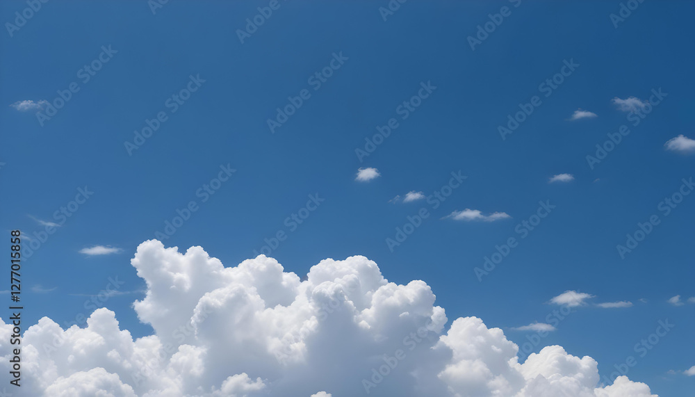 White colour clouds against blue sky. Cloudscape Background. Full frame of the blue sky with white storm clouds. Bright Blue Sky and White Fluffy Clouds White colour clouds against blue sky. Cloudscape Background. Full frame of the blue sky with white storm clouds. Bright Blue Sky and White Fluffy Clouds