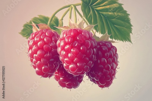 Purple Raspberry Still Life