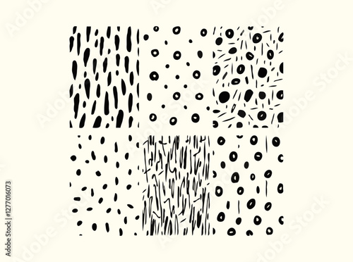 Abstract Sketchy Patterns for Artistic Projects