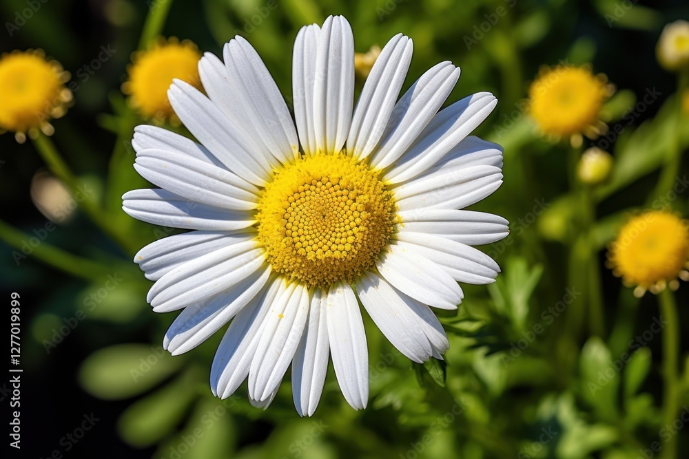 Fototapeta premium The season of Daisy daisy blossom flower.