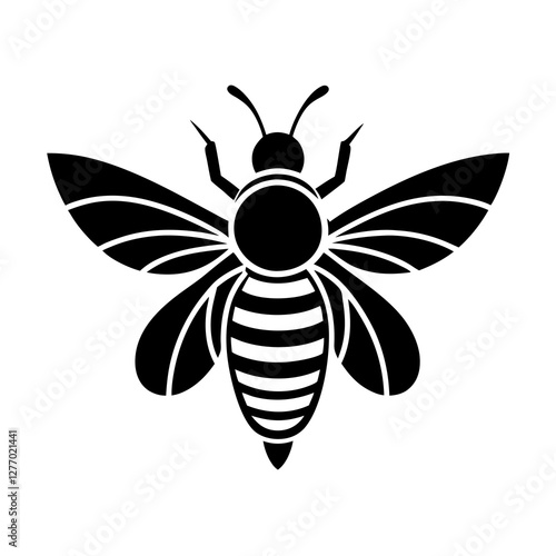 Bee Vector  High Quality Insect Illustrations for Nature and Agriculture Designs