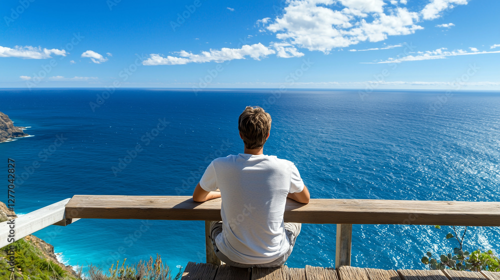 Infinite Dreams: Contemplating Life's Potential by the Ocean Infinite Dreams: Contemplating Life's Potential by the Ocean