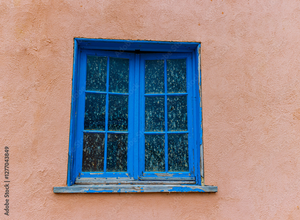 Fototapeta premium Adobe Architecture at Historic Forked Lightning Ranch, Pecos National Historical Park, New Mexico, USA