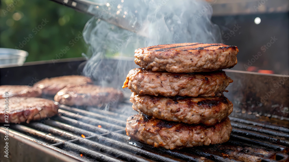 Meat on the grill Meat on the grill