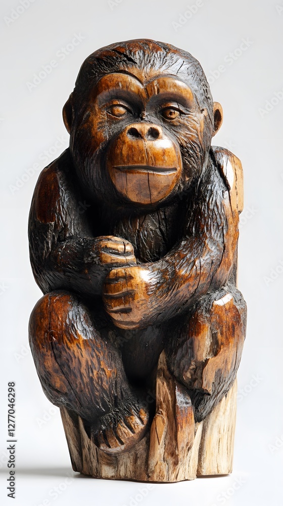 Gorilla Monkey, Carving, Wood Sculpture, Abstract Image, Texture, Pattern Background, Wallpaper, Smartphone Cover and Screen, PC, Laptop, 9:16 and 16:9 Format Gorilla Monkey, Carving, Wood Sculpture, Abstract Image, Texture, Pattern Background, Wallpaper, Smartphone Cover and Screen, PC, Laptop, 9:16 and 16:9 Format