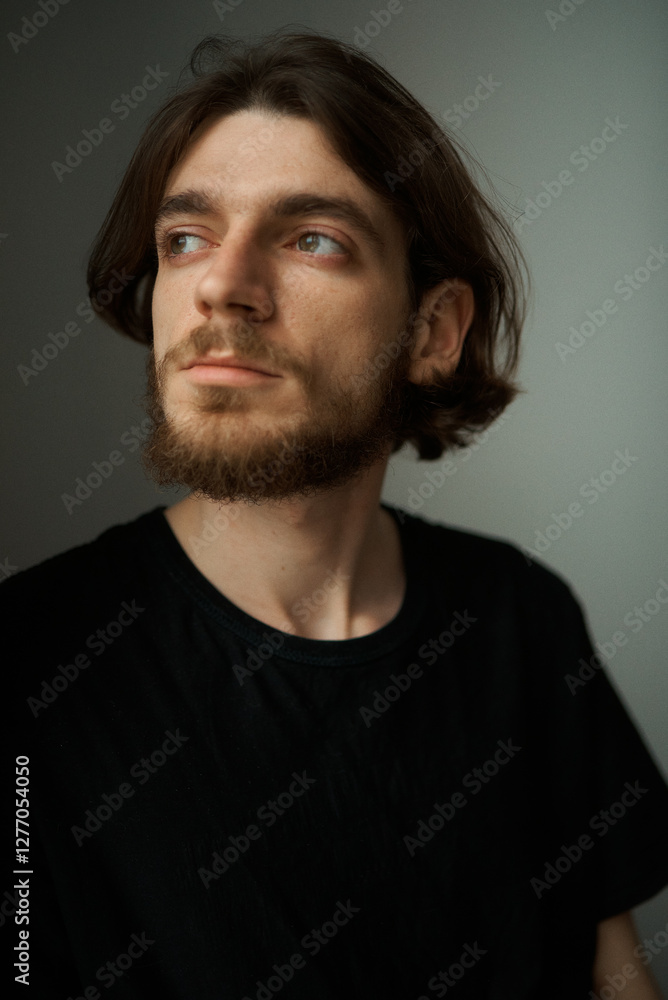 portrait of a man with a beard