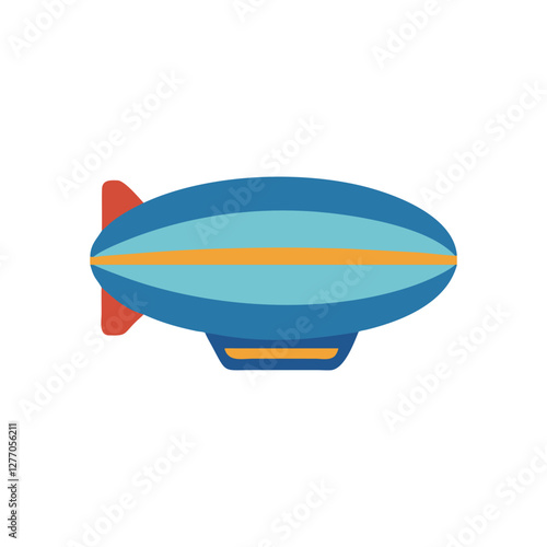  Dynamic Zeppelin Icon for Air Travel