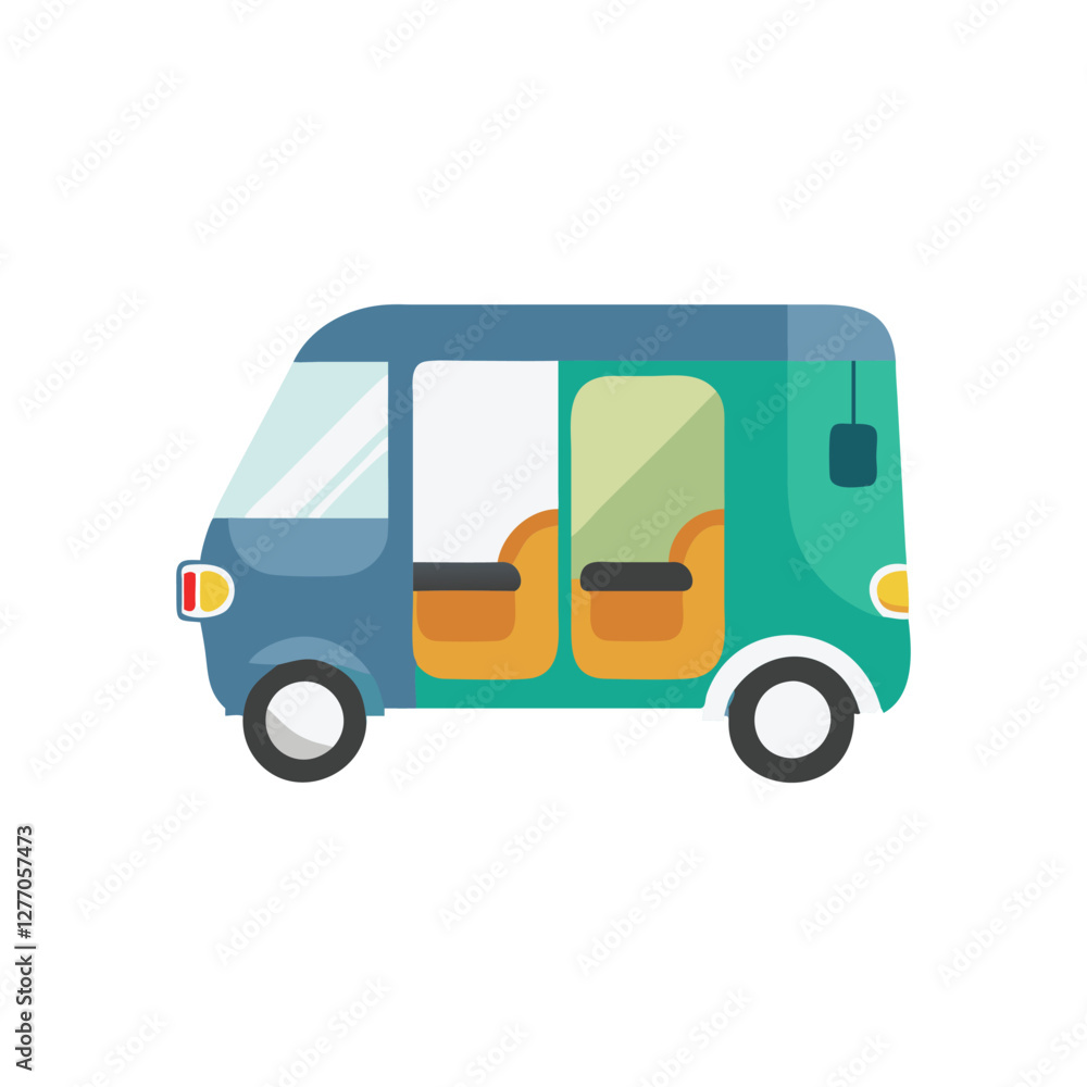 Dynamic Tuk Tuk Icon for City Rides Dynamic Tuk Tuk Icon for City Rides