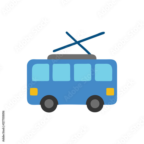  Stylish Trolleybus Icon for Public Transit