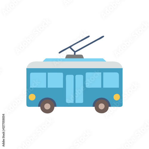  Dynamic Trolleybus Icon for City Transport
