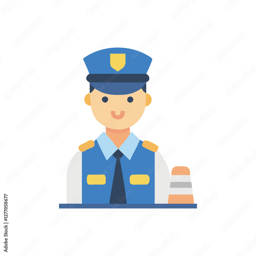 Essential Traffic Police Icon for Law Enforcement Essential Traffic Police Icon for Law Enforcement