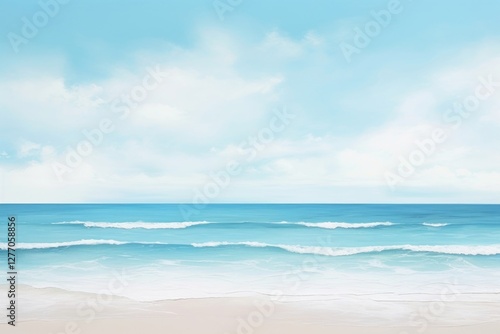 Fototapeta Naklejka Na Ścianę i Meble -  Beach backgrounds abstract outdoors.