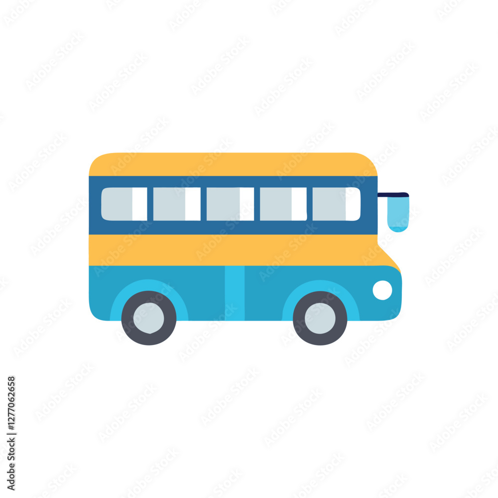 Charming Sightseeing Bus Icon for City Tours Charming Sightseeing Bus Icon for City Tours