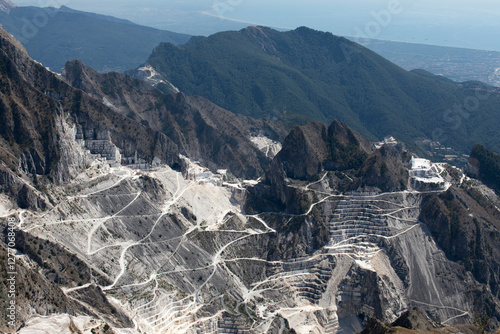 Photos A nice view of marble quarry close to Carrara