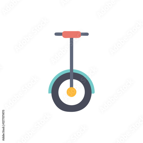  Dynamic One-Wheel Scooter Graphic for Modern Riders