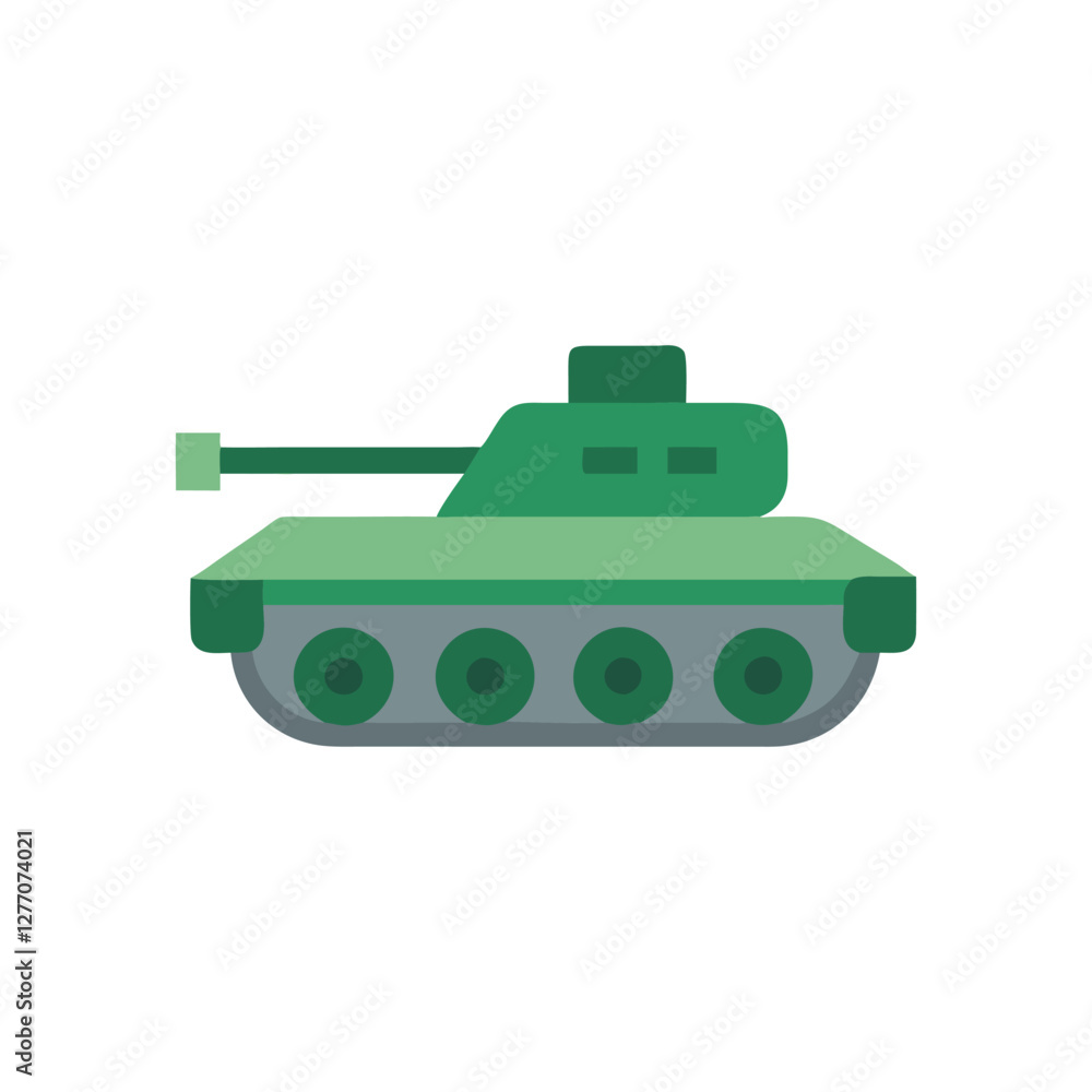Powerful Military Tank Icon for Diverse Applications Powerful Military Tank Icon for Diverse Applications