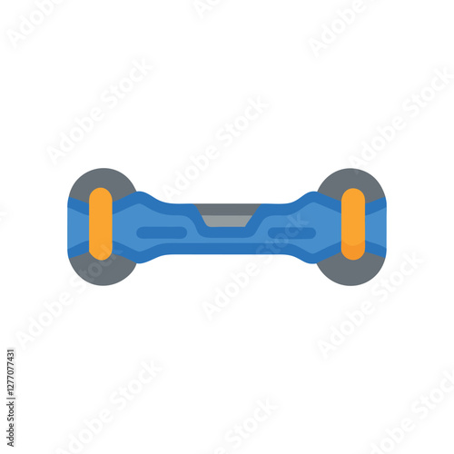  Stylized Hoverboard Icon for Urban Use