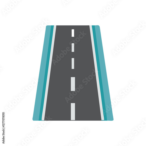  Stylized Highway Icon for Vehicle Travel