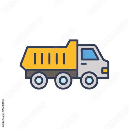  Dump Truck Icon for Construction Services