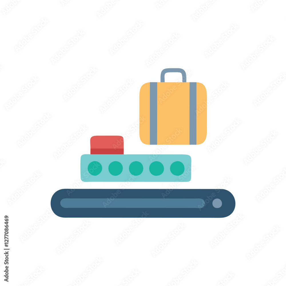Airport Baggage Claim Icon for Travelers Airport Baggage Claim Icon for Travelers