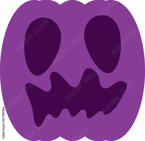 illustration of jack o lantern pumpkin halloween