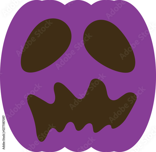 illustration of jack o lantern pumpkin