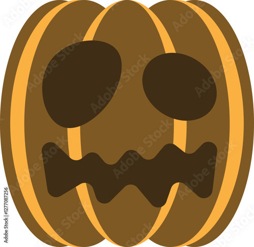 illustration of jack o lantern pumpkin