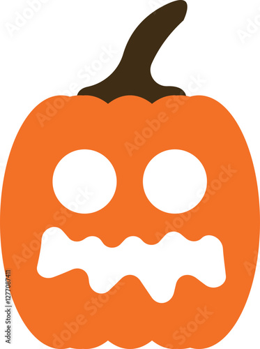 illustration of jack o lantern pumpkin