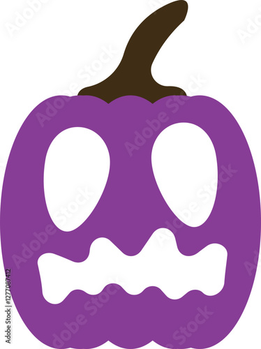 illustration of jack o lantern pumpkin
