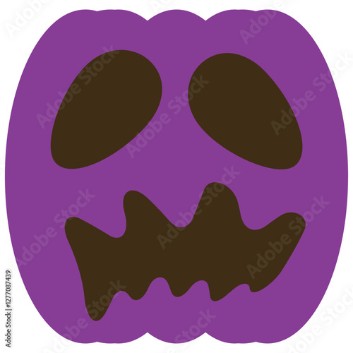 illustration of jack o lantern pumpkin