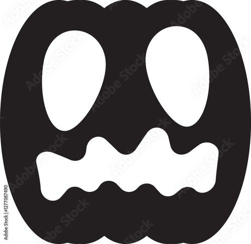 illustration of jack o lantern pumpkin