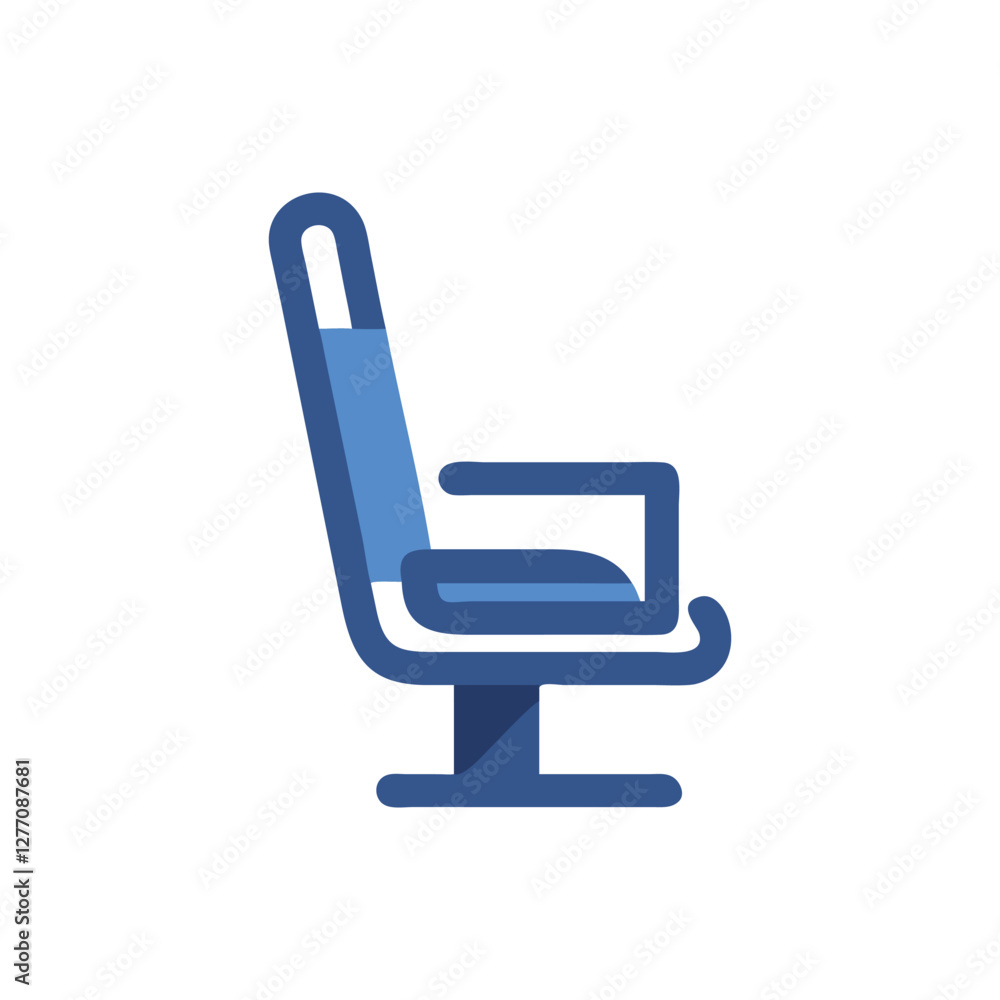 Comfortable Airplane Seat Icon Design Comfortable Airplane Seat Icon Design