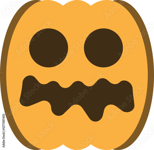 illustration of jack o lantern pumpkin