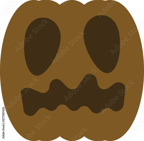 illustration of jack o lantern pumpkin