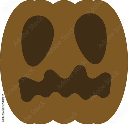 illustration of jack o lantern pumpkin