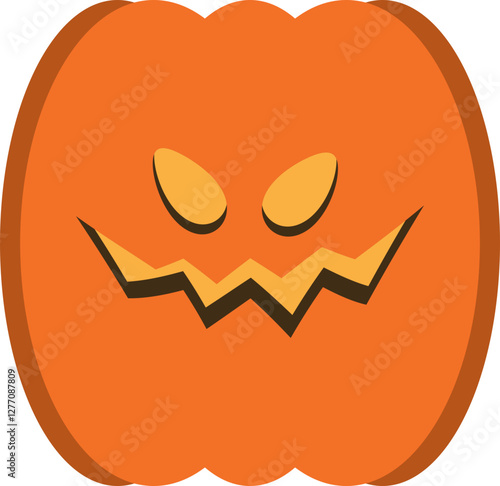 illustration of jack o lantern pumpkin