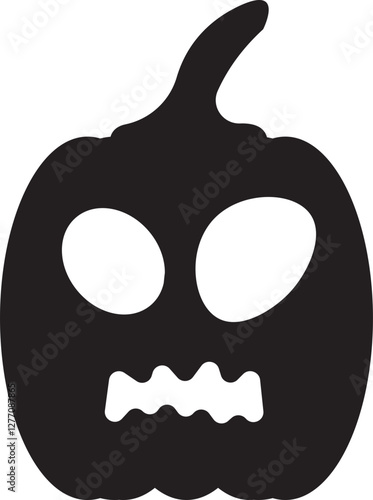 illustration of jack o lantern pumpkin