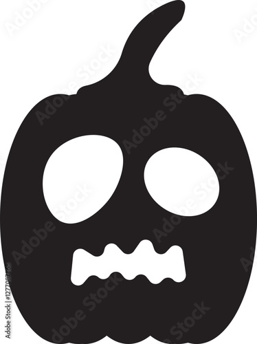 illustration of jack o lantern pumpkin