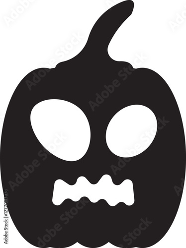illustration of jack o lantern pumpkin