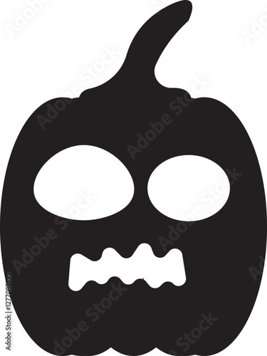 illustration of jack o lantern pumpkin