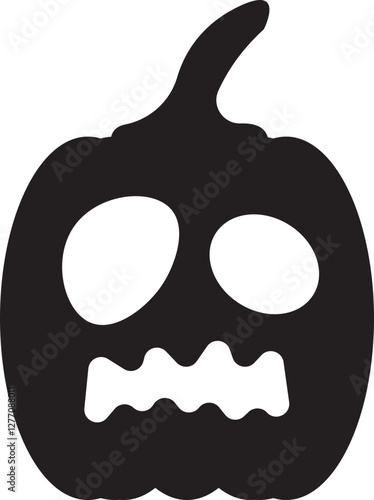 illustration of jack o lantern pumpkin halloween