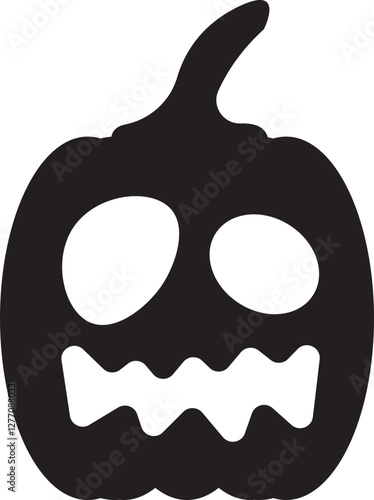illustration of jack o lantern pumpkin halloween