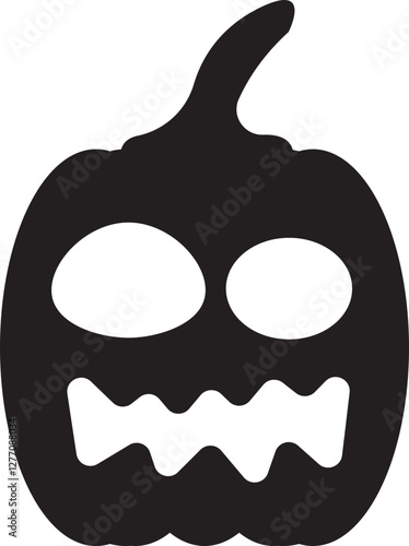 illustration of jack o lantern pumpkin halloween