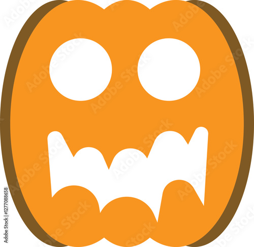 illustration of jack o lantern pumpkin halloween