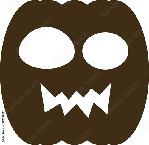 illustration of jack o lantern pumpkin halloween