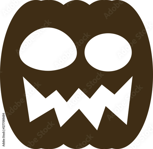 illustration of jack o lantern pumpkin halloween
