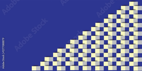 Abstract backgroud with gray and blue color 3d vector