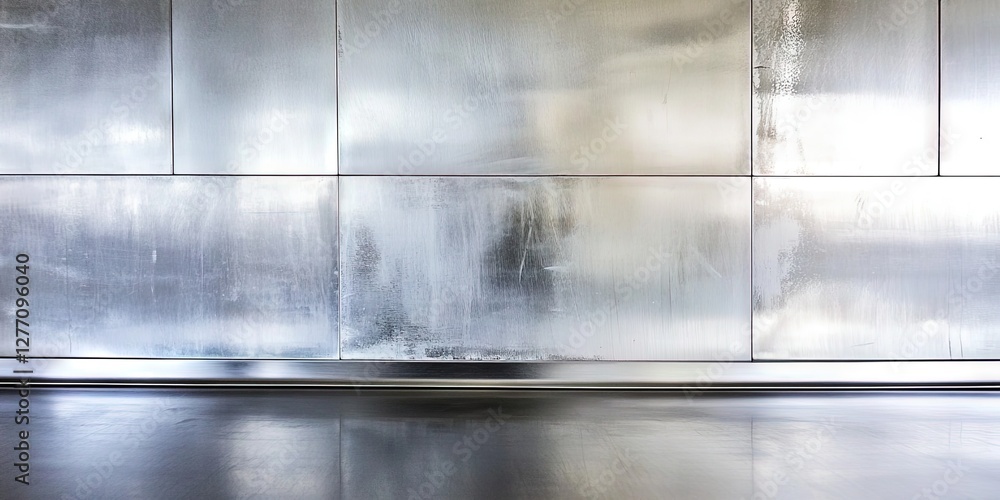 Obraz premium commercial kitchen, stainless steel, clean