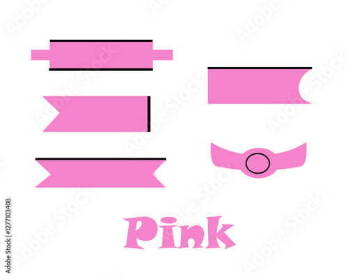 set of colorful vector banners